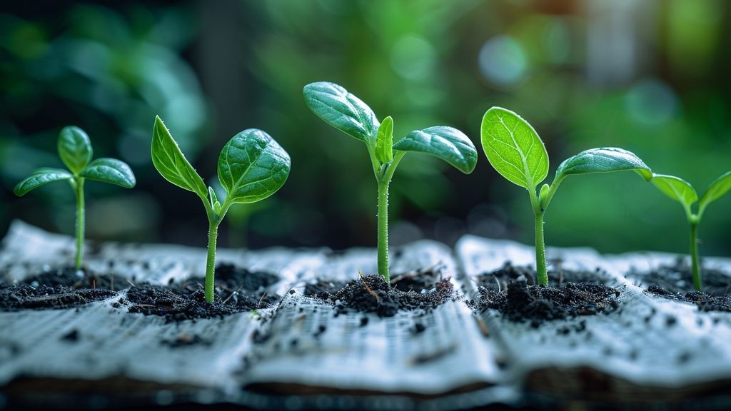 Le rôle clé du papier journal dans la germination