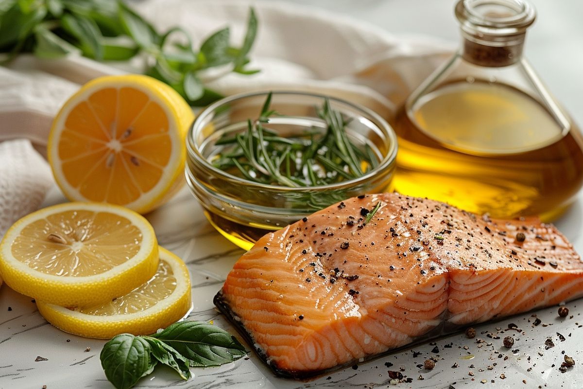 Maîtrisez l'art de cuire un pavé de saumon à la perfection avec juste une poêle