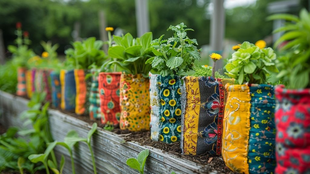 Vos anciens habits : un trésor pour le jardin